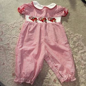 Lil Cactus Christmas romper